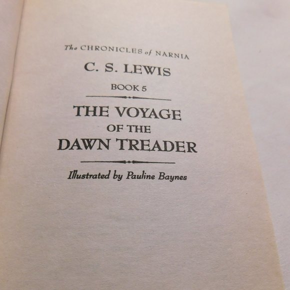 The Voyage of the Dawn Treader The Chronicles of Narnia Book C.S. Lewis - Picture 5 of 5